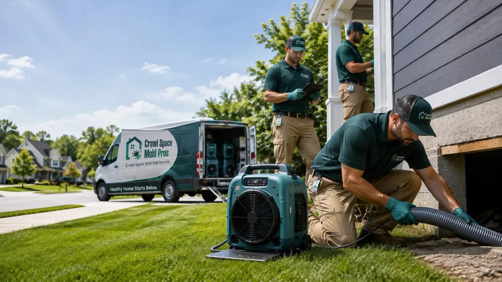 Crawl Space Mold Removal in Hanover, MN